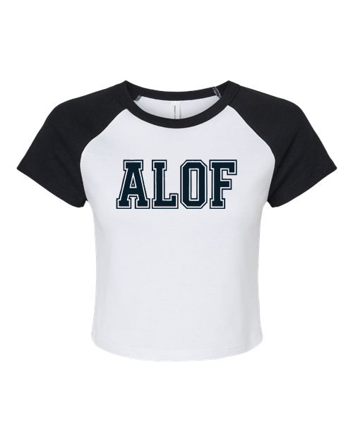 Women's Micro Rib Raglan Baby Tee ALOF