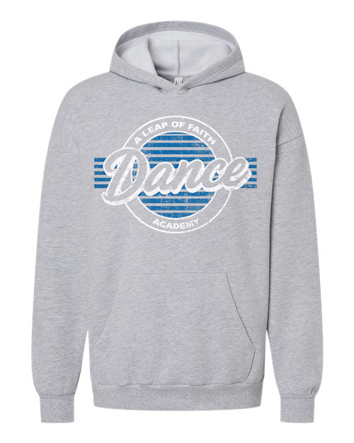 Adult Hooded Sweatshirt Distressed