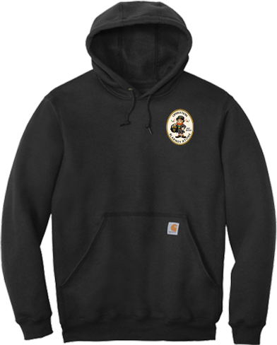 Embroidered Carhartt hooded sweatshirt